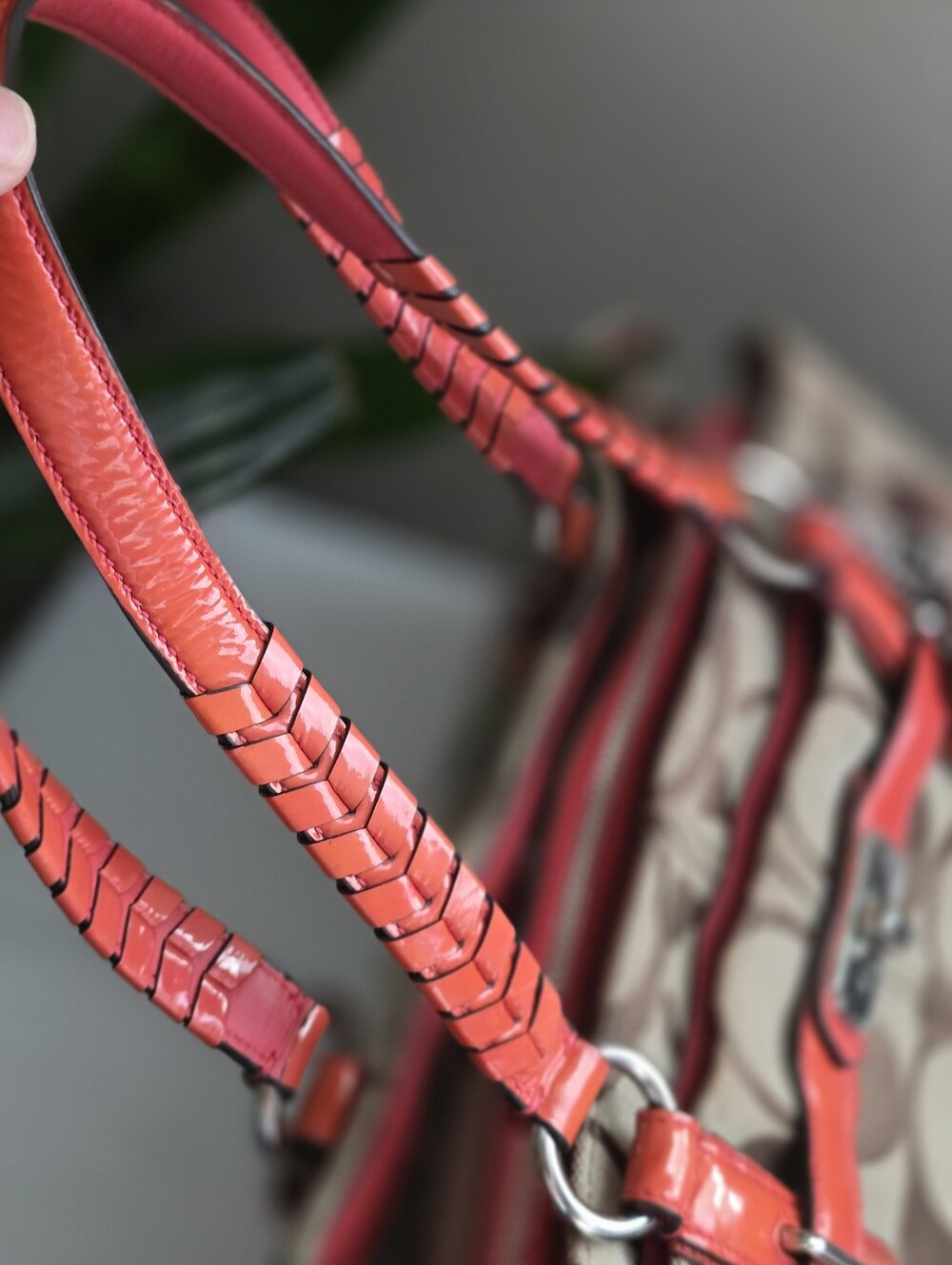 Coach Signature Chelsea Jayden Carryall tote Bag W/silver Hardware & Dust Bag - Picture 14 of 16